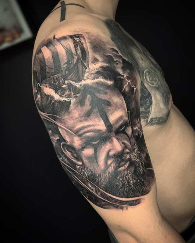 realistic-tRealistic Tattoo at Warp Tattoo Studio Chiang Maiattoo-at-warp-tattoo-studio-chiang-mai-5