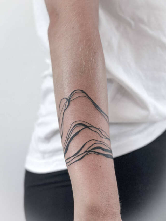 Black Work Tattoo - Warp Tattoo Shop Chiang Mai